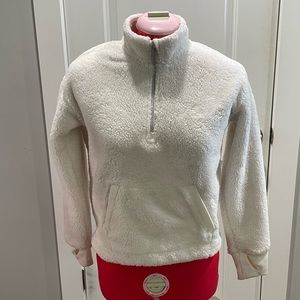 Girls all in motion white pullover size large